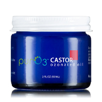 Castor ozonated oil